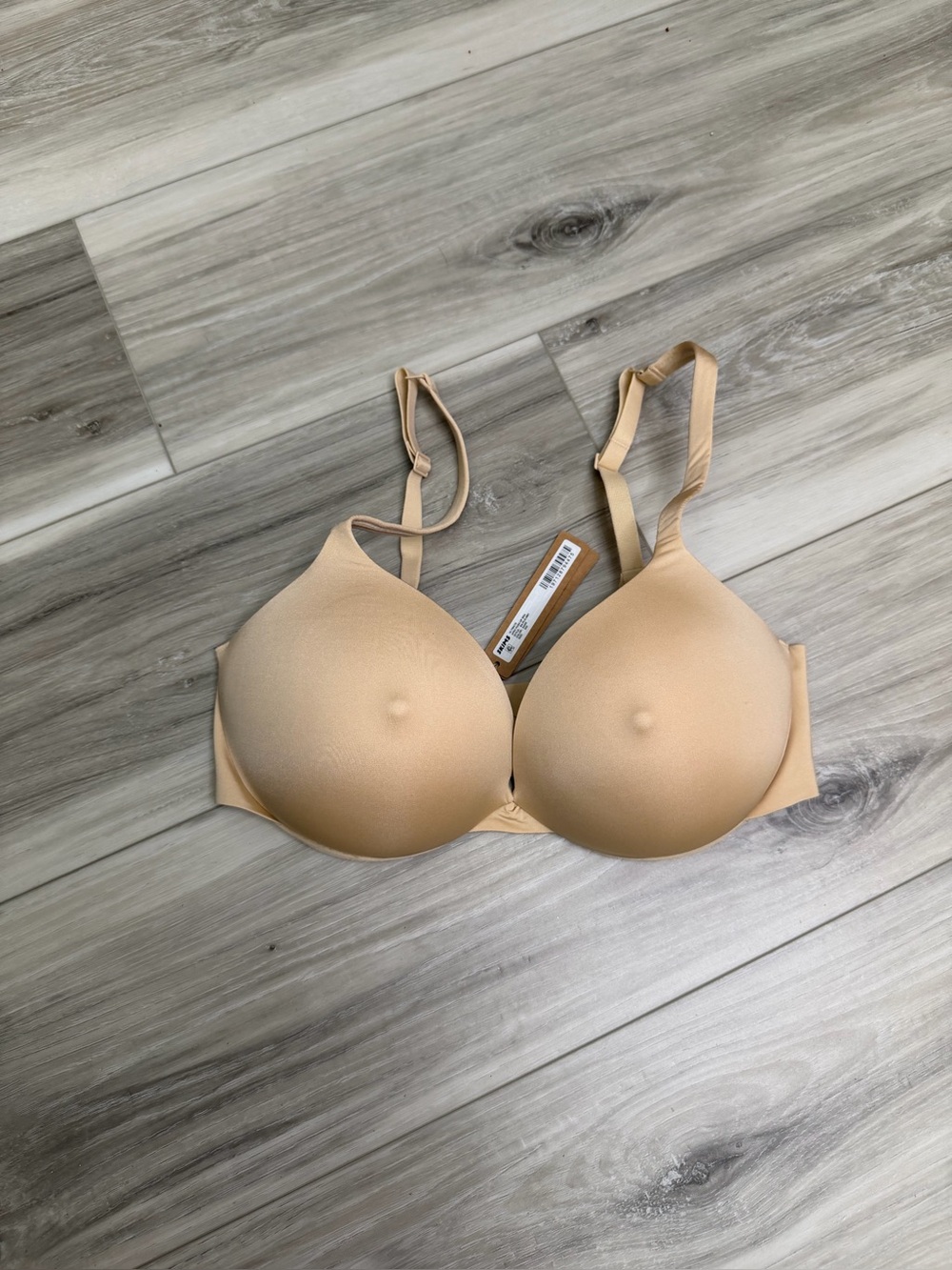 SPANX Nude Everyday T-Shirt Bra SZ 34d